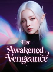 jimeng-2025-07-28-4723-生成带有文字标题“Her Awakened Vengeance”的网络小说封面，…