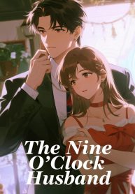 jimeng-2025-07-29-8822-生成带有文字标题“The Nine O’Clock Husband”的网络小说封…