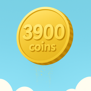 3900 gold coins