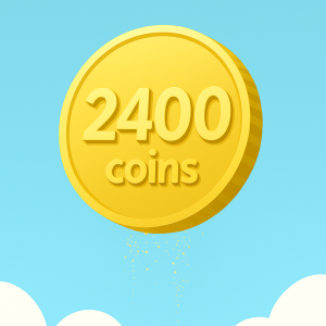 2400 gold coins