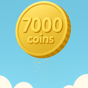7000 gold coins
